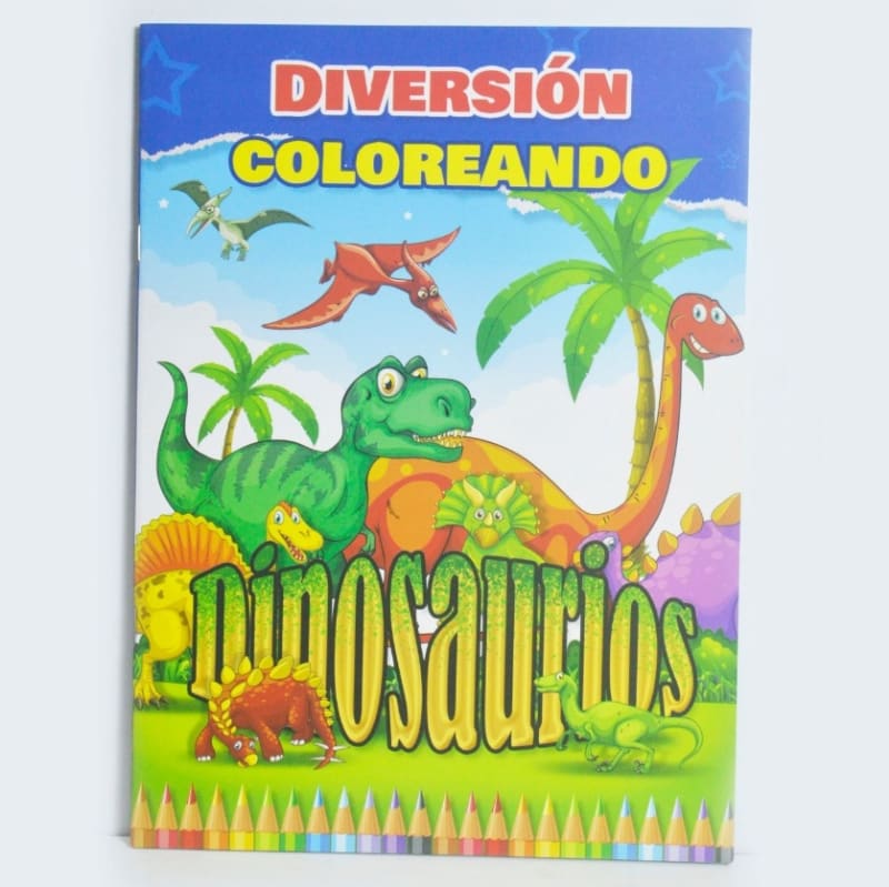 Diversion coloreando - Dinosaurio — imagen 1