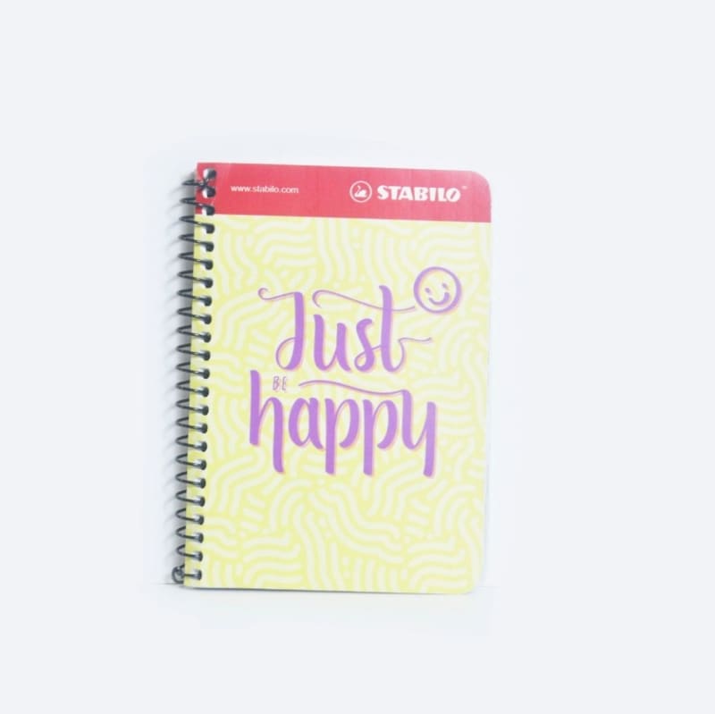 Libreta "Just be happy"- Stabilo — imagen 1