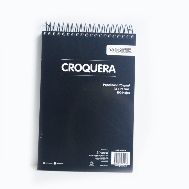Libreta 100 hojas Mediano - Proarte  — imagen 1