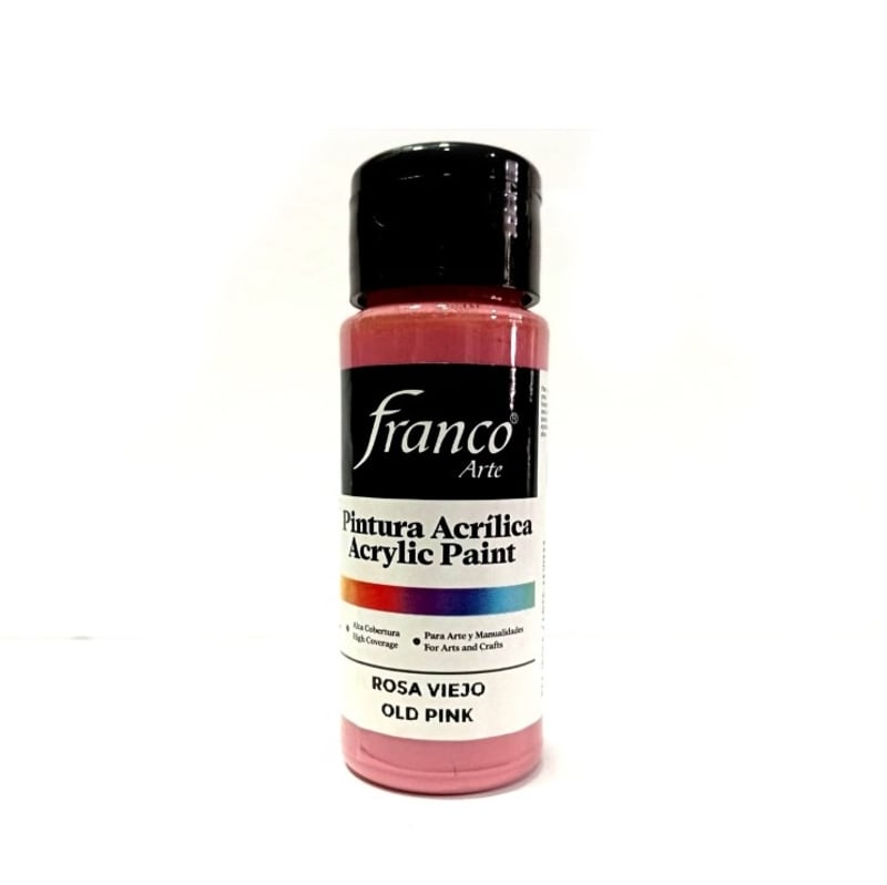 Pintura Acrilica Rosa viejo - Franco — imagen 1