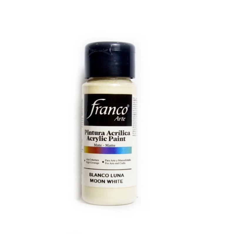Pintura Acrilica Blanco Luna - Franco — imagen 1