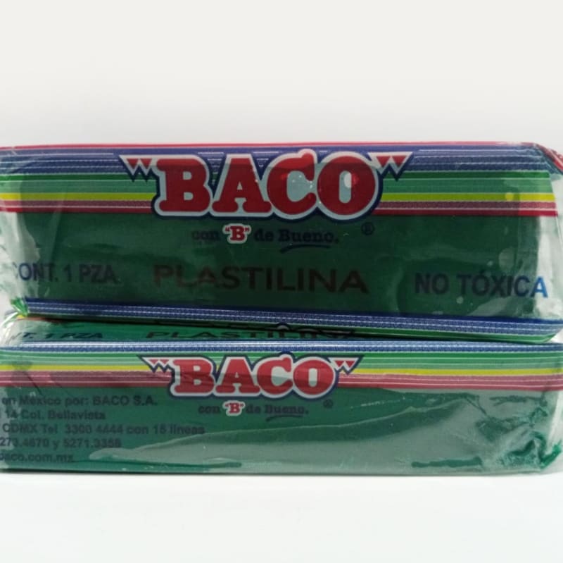 Plastilina Verde Oscuro - Baco — imagen 1