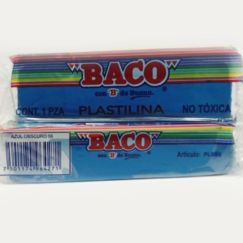 Plastilina Azul oscuro - Baco — imagen 1