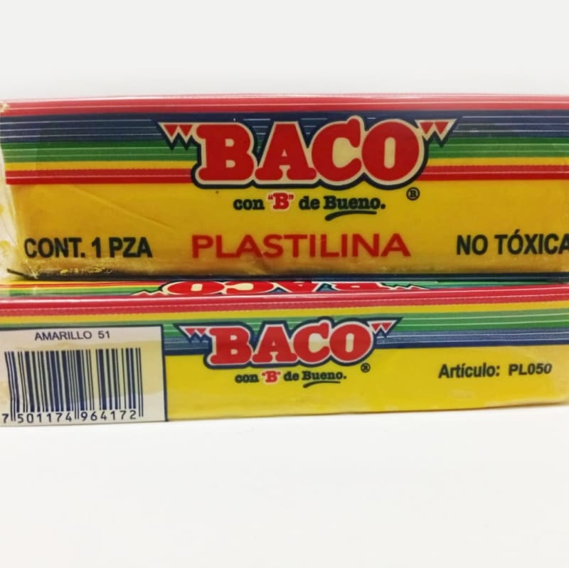 Plastilina Amarillo- Baco — imagen 1