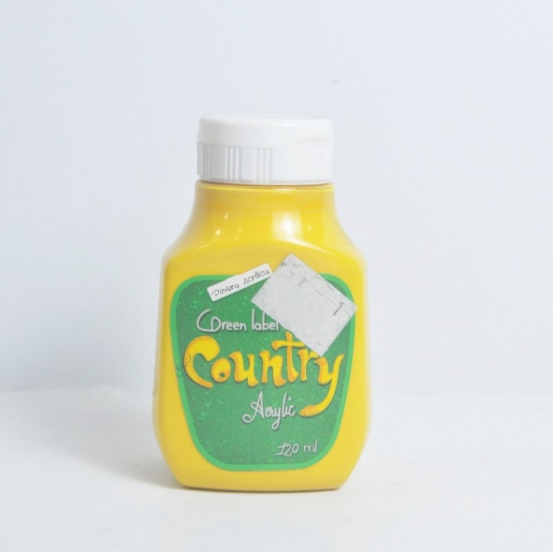 Pintura Acrilica Amarillo Primario #101 - Country — imagen 1