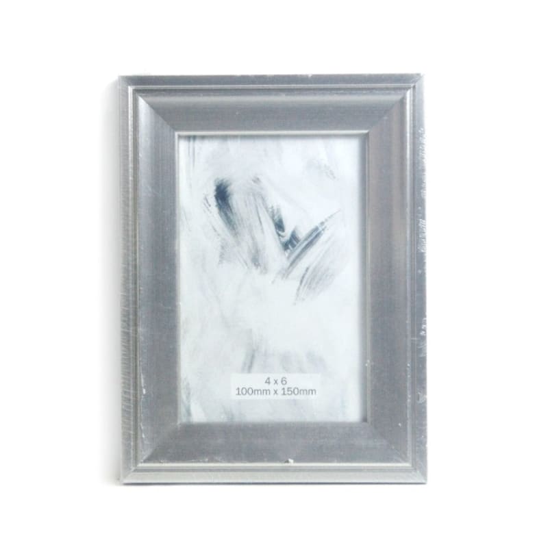 Porta Retrato Plateado 4x6  — imagen 1