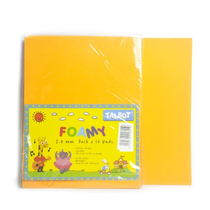Foam Naranja Claro - Talbot — imagen 1