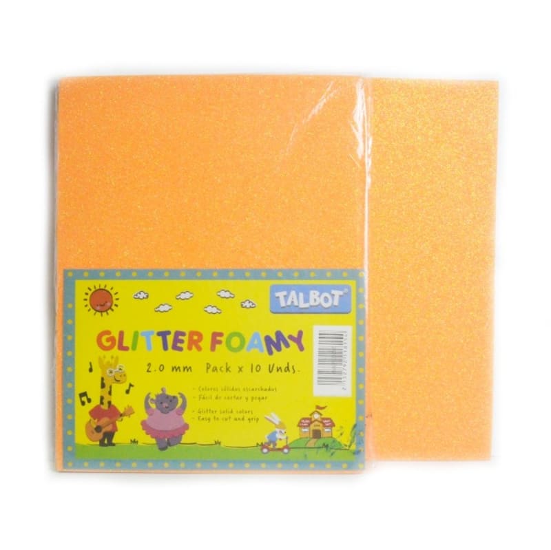 Foam Naranja Escarchado - Talbot — imagen 1