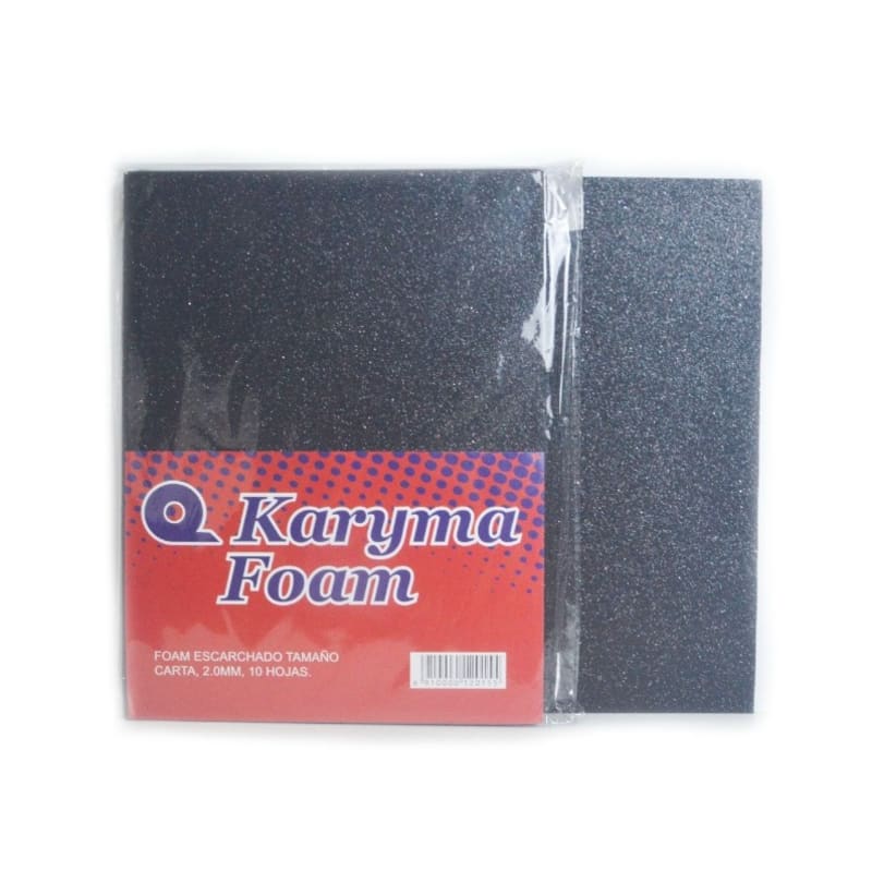 Foam Negro Escarchado - Karyma  — imagen 1