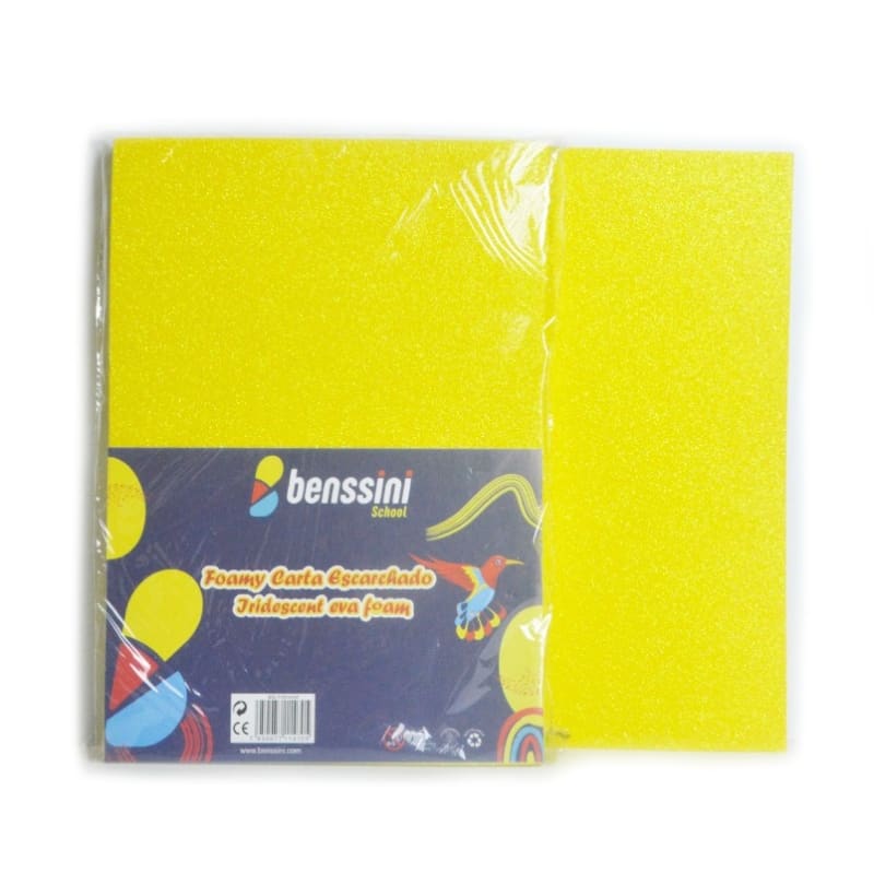Foam Amarillo Escarchado - Benssini — imagen 1