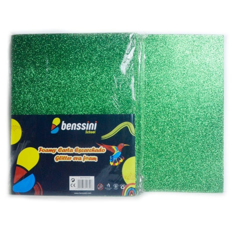 Foam Verde Oscuro Escarchado - Benssini — imagen 1