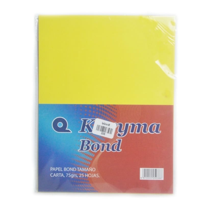 Papel Bond Amarillo — imagen 1
