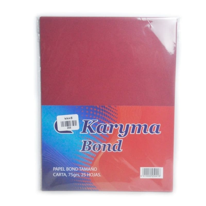 Papel Bond Rojo — imagen 1