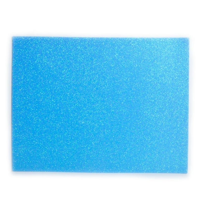 Foam Grande Escarchado Celeste — imagen 1