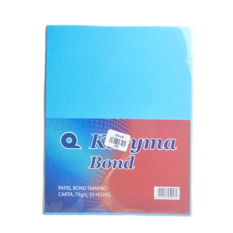 Papel Bond Celeste — imagen 1