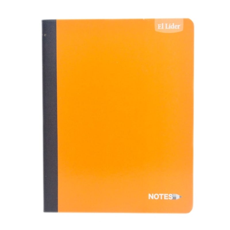 Cuaderno Naranja 100 Hojas Mediano — imagen 1