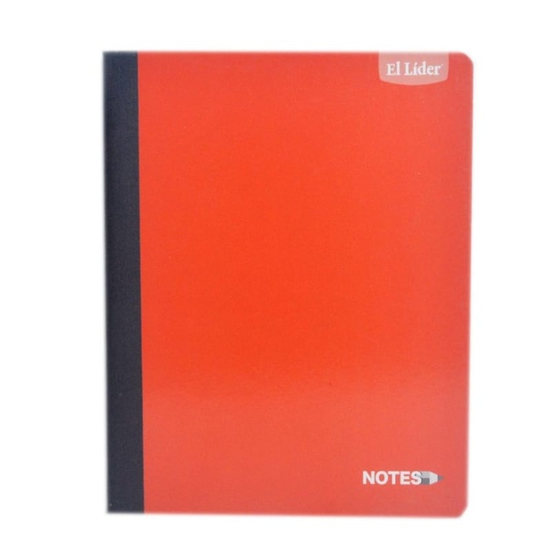 Cuaderno Rojo 100 Hojas Mediano — imagen 1