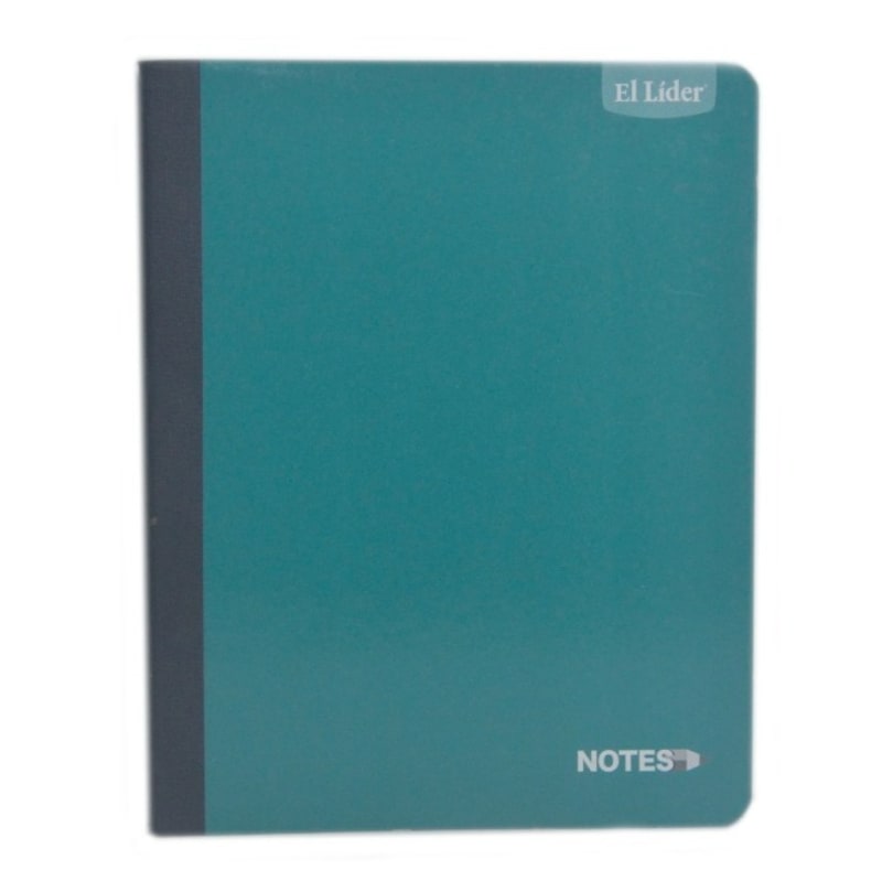 Cuaderno Turquesa 100 Hojas Mediano — imagen 1