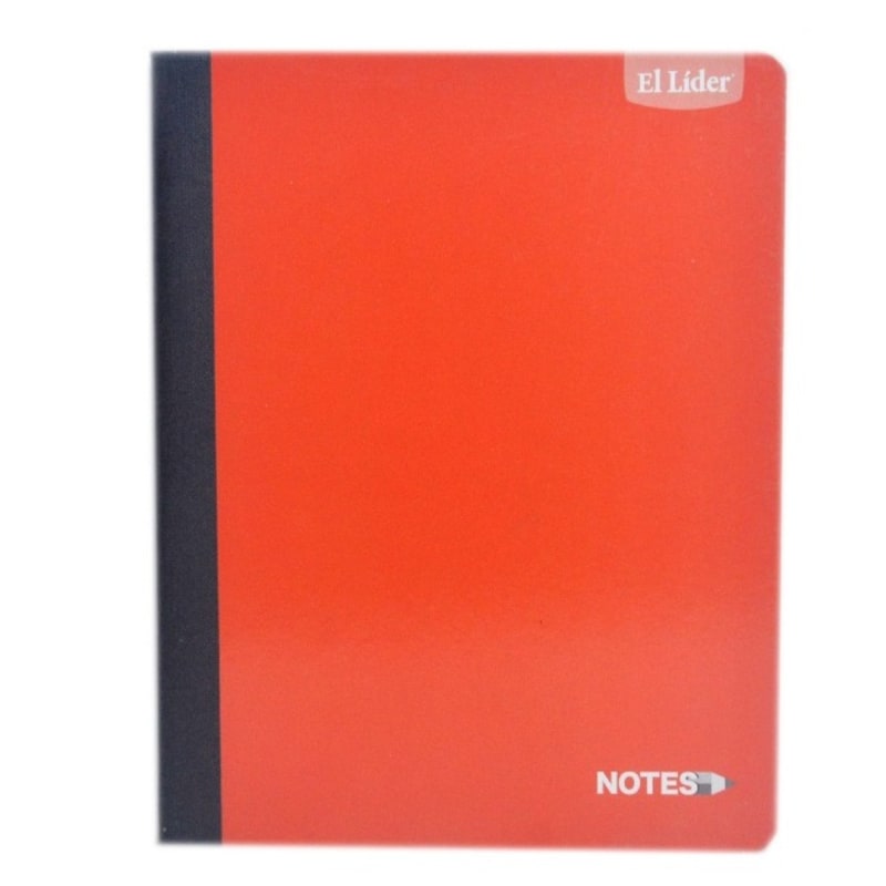 Cuaderno Rojo 100 Hojas Grande — imagen 1