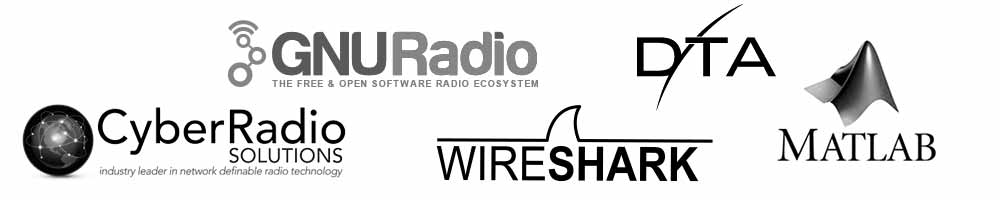 our valued customers and partners - Cyber Radio, GNURadio, DTA, WireShark, MatLab