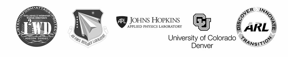 our valued customers & partners - I2WD, Air Force Research Lab, John Hopkins, UCD, ARL
