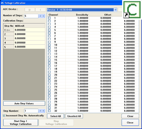 daqscribe DaqHunter Software Suite - Simple Calibration