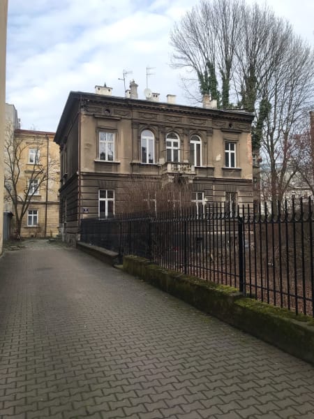 grey stone villa in krakow