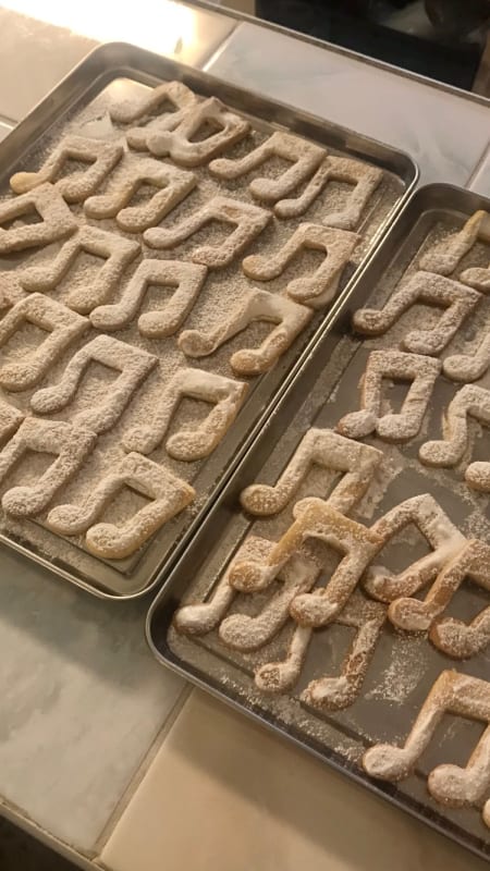 music note cookies at turnus