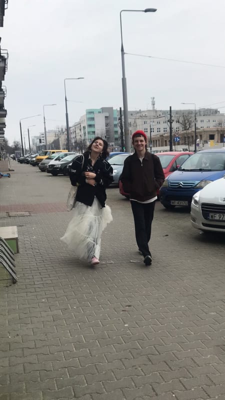 kuba and zuzia in warsaw