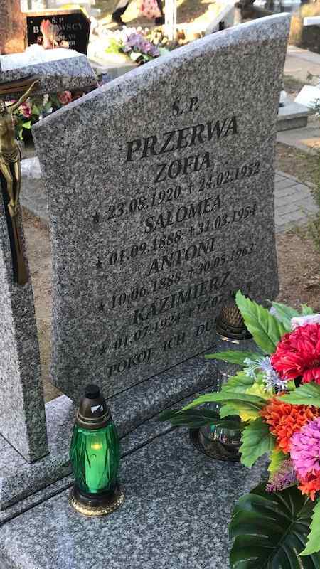 In Korsze, my great grandparents' grave on mum's side