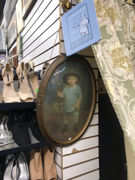 painting in thrift store