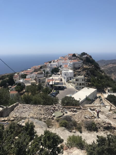 nisyros, view from nikia