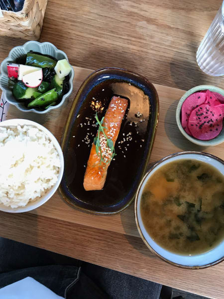 japanese lunch set at manghha