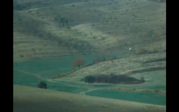 Jana Ševčíková - Jakub (1992), beautiful landscape of fields in valley