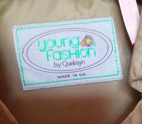 vintage young fashion clothing tag