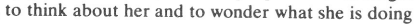 screenshot from jaques rivette interview book that says to think of her and to wonder what she is doing
