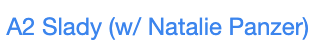 Text screenshot that says Ślady w/ Natalie Panzer