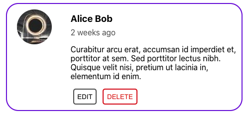 comment component