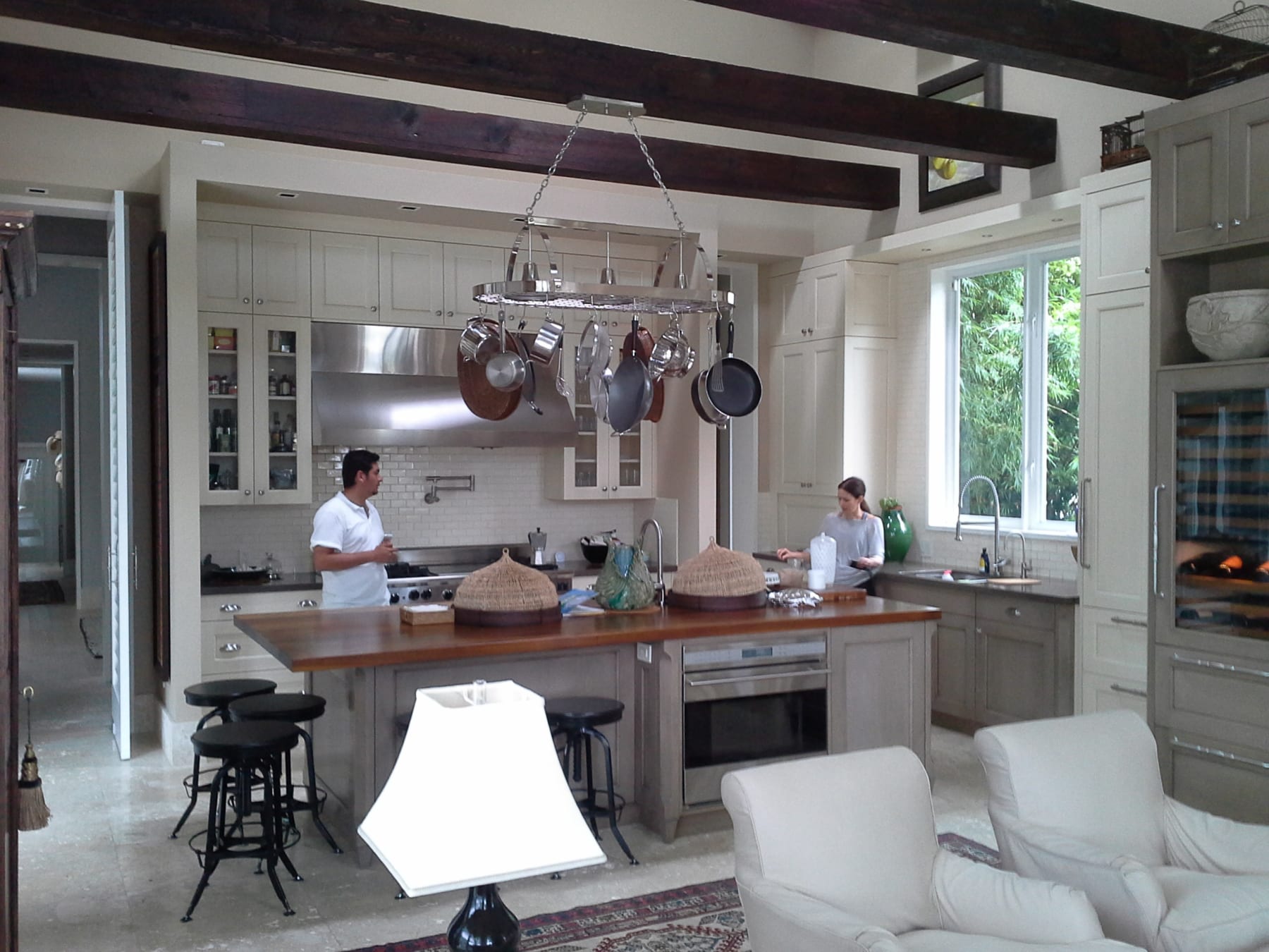 Beamed Kitchen, South Florida