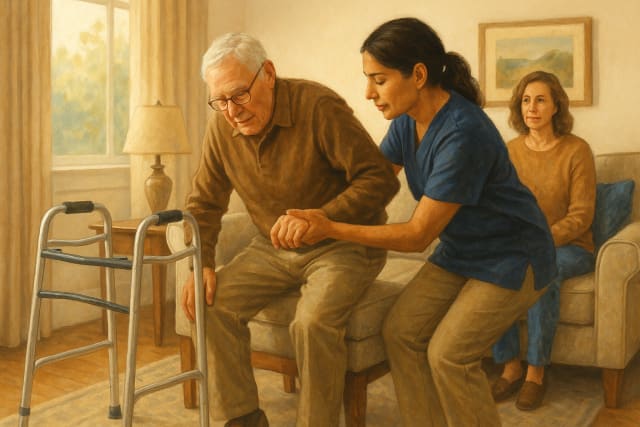 Beyond the Throw Rug: How Home Health PT and OT Turn Fall Risk Findings Into a Practical Plan