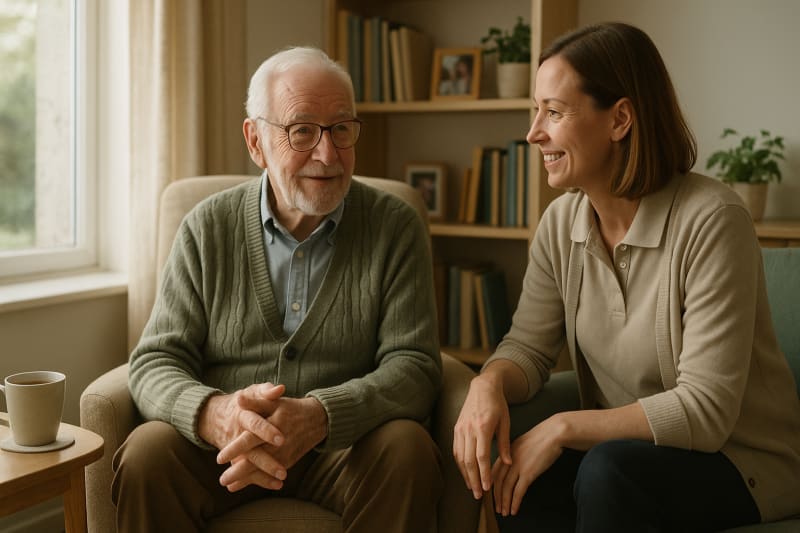 The First Two Weeks of Home Care When a Parent Does Not Want Help