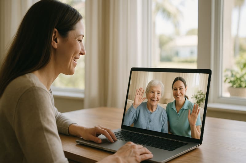 Caring from 1,000 Miles Away: How Long-Distance Families Stay Connected to Their Parent's Home Care in South Florida