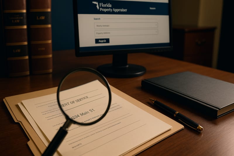 Wrong Address, Wrong Name, Dismissed Case: Why Florida Courts Are Cracking Down on Sloppy Service Details