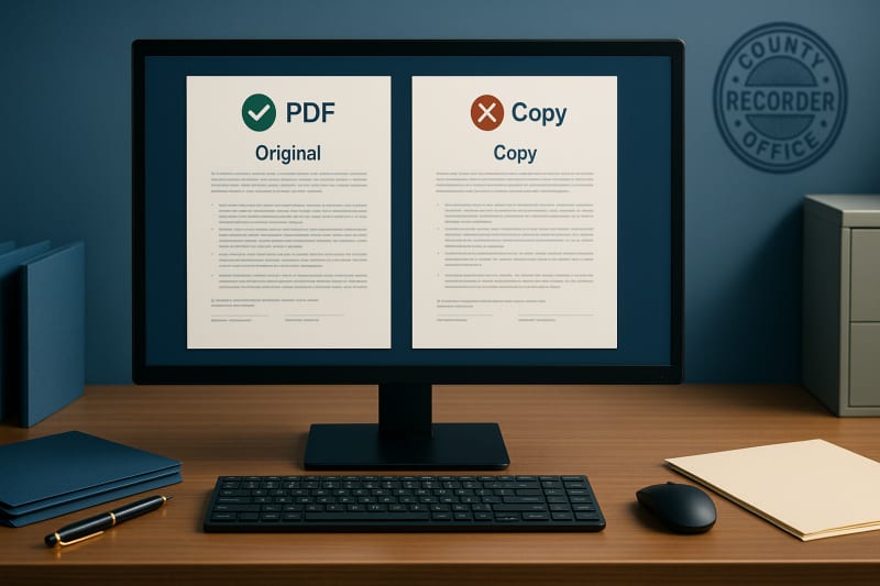 Why Your Emailed Notarized Deed Might Get Rejected at the Recorder's Office (and How to Avoid It)