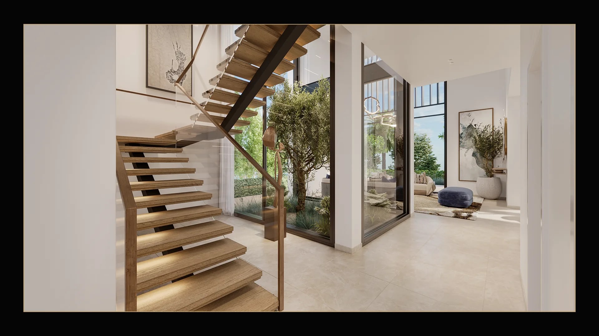 Nad Al Sheba Gardens indoor garden feature