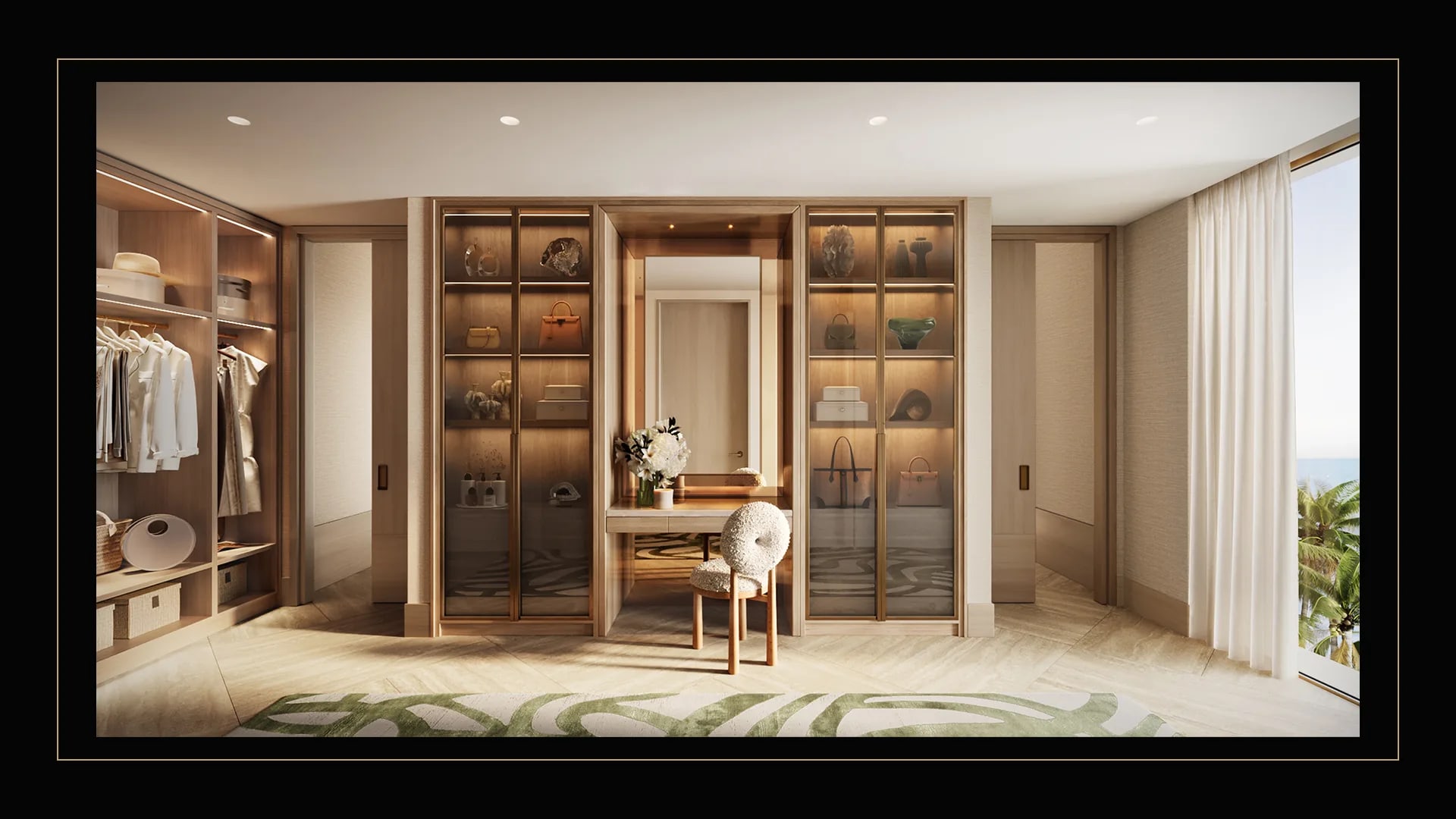 Solaya master walk-in closet