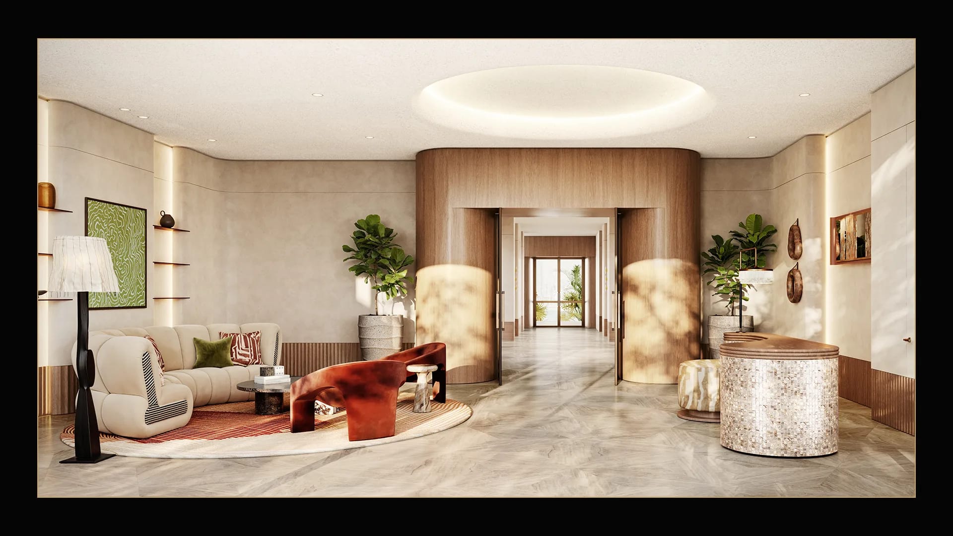 Solaya arrival lobby interior