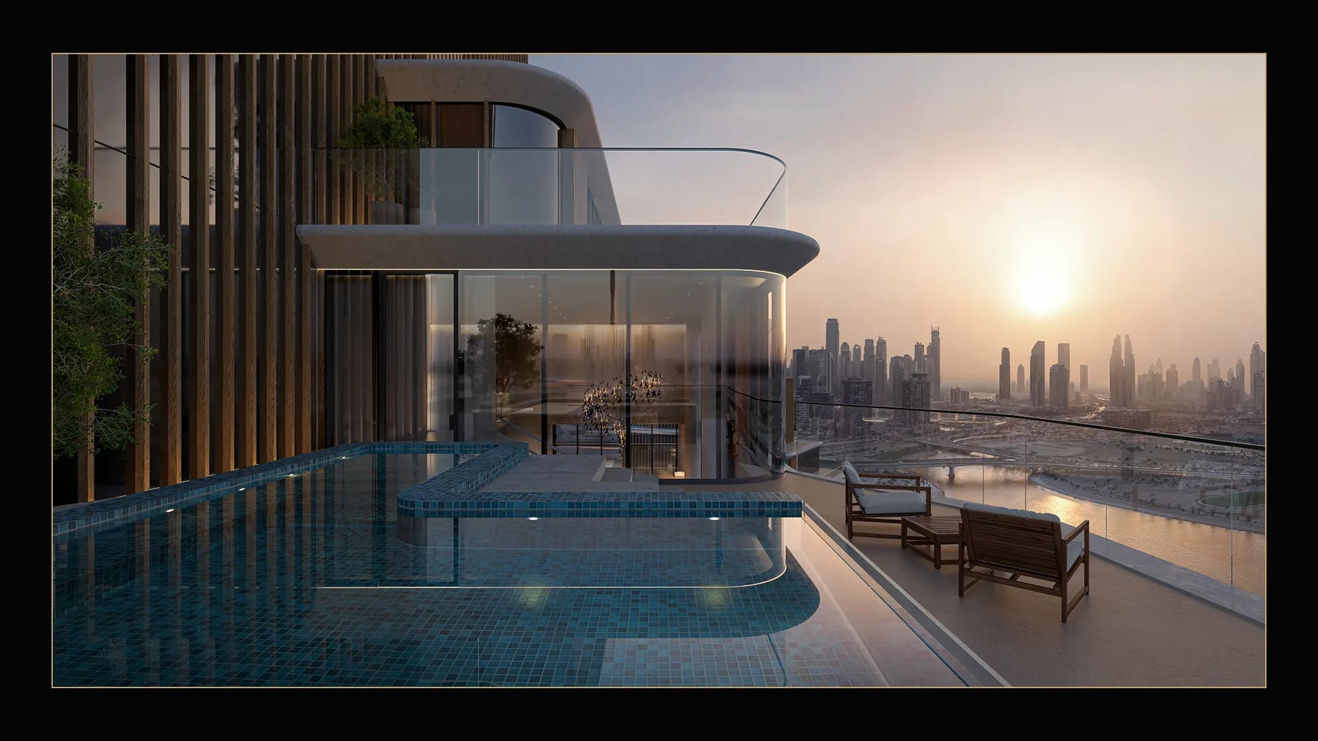 The Edit at d3 penthouse terrace views