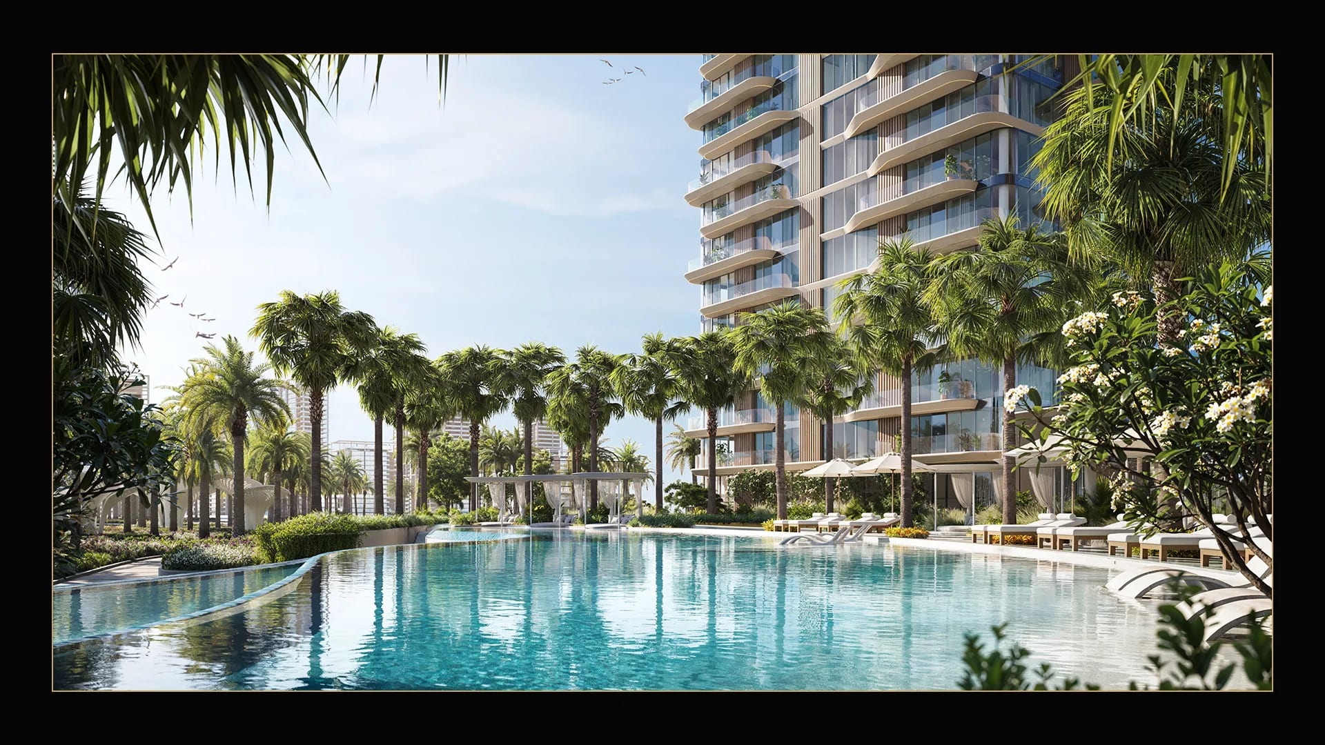 The Edit at d3 lap pool and pool deck