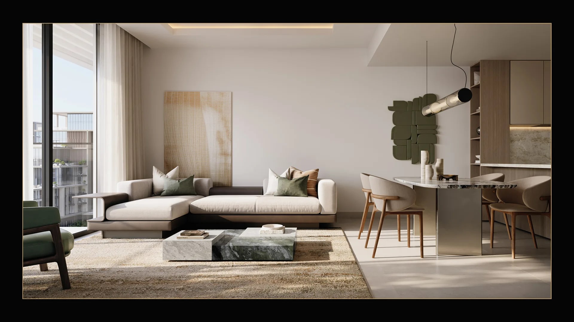 City Walk Crestlane living room interior